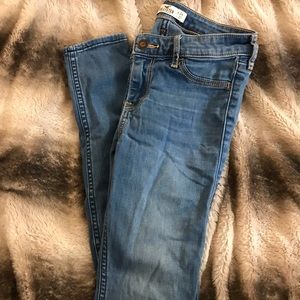 Light blue hollister skinny jeggings